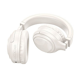 Бездротові навушники Hoco W48 Focus 400 мАг Bluetooth V5.3 Type-C Білий (33708_3259167)