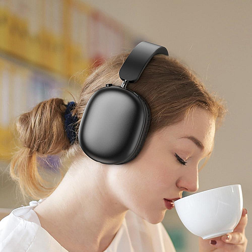 Бездротові навушники з мікрофоном Borofone BO27 AUX/TF/400mAh Bluetooth V5.3 Black (33971_3331856)