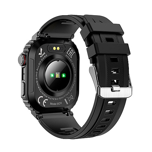 Смарт-часы Borofone BD9 Bluetooth v5.0 300mAh IP67 Black