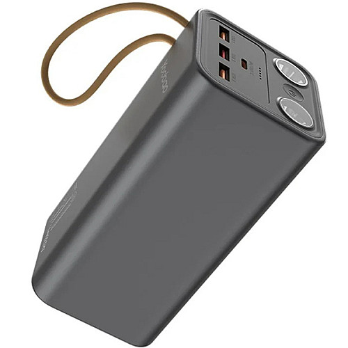Повербанк Yoobao H5 Power Bank 50000 mAh SCP22.5W/PD20W PD Type-C ліхтарик Чорний