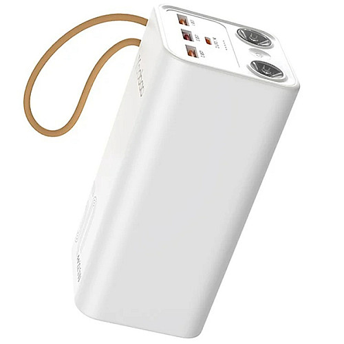 Повербанк Yoobao H5 Power Bank 50000 mAh SCP22.5W/PD20W PD Type-C ліхтарик Білий