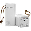 Повербанк Yoobao H5 Power Bank 50000 mAh SCP22.5W/PD20W PD Type-C ліхтарик Білий
