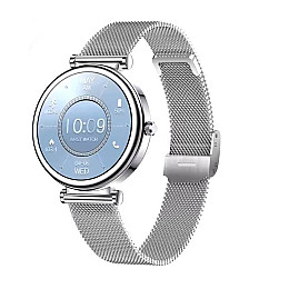 Смарт-годинники жіночі Lemfo I110 сталевий ремінець Silver (16733-hbr)