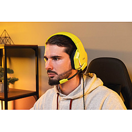 Геймерські навушники провідні 2E Gaming HG315 USB-A RGB 2 м Жовті