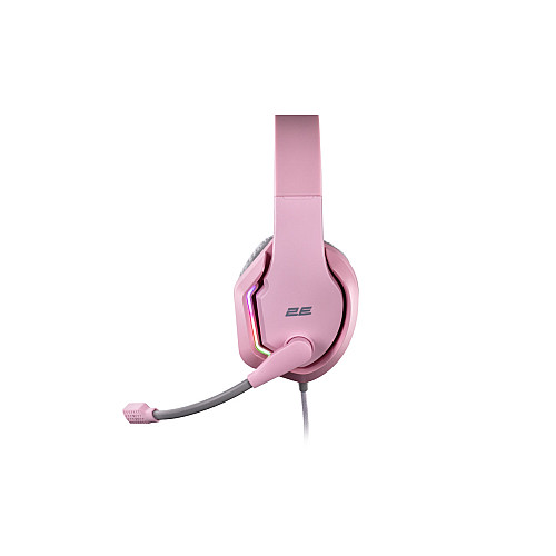 Ігрові навушники 2E Gaming HG315 7.1 USB-A RGB 2 м Рожевий