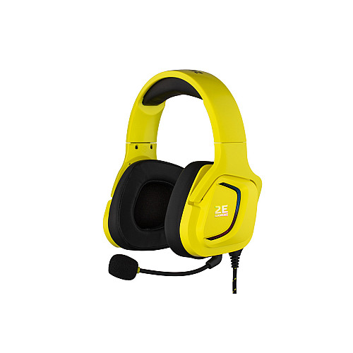 Геймерська гарнітура провідна 2E Gaming HG340 RGB 2 м жовта