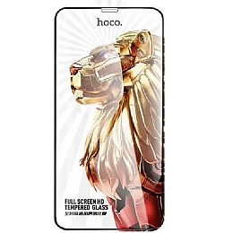 Захисне скло Hoco G9 Full Screen HD загартоване скло Apple iPhone 14 Pro чорне (30388_2760477)