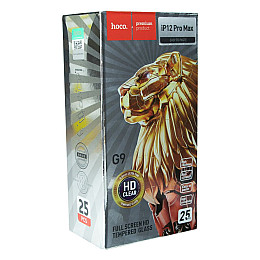 Захисне скло Hoco G9 Full Screen HD загартоване скло Apple iPhone 12 Pro Max 25 шт Чорний (29024_2067709)
