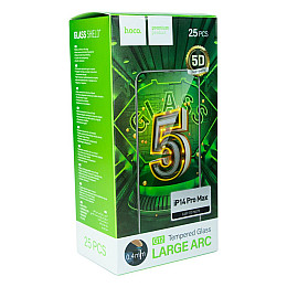 Захисне скло Hoco G12 5D Apple iPhone 14 Pro Max 25 шт Black (29059_2067744)