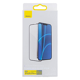 Захисне скло BASEUS 0.3mm SGQP010101 Apple iPhone 13/ iPhone 13 Pro 2 шт Чорне (27776_1845755)