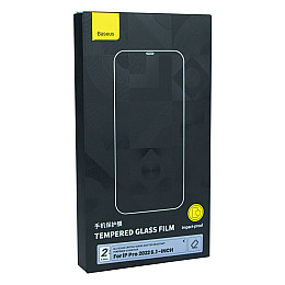 Захисне скло BASEUS SGJC030002 Crystal 0.3mm Apple iPhone 14 2 шт Прозоре (29314_2130112)