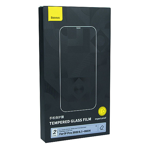 Защитное стекло BASEUS SGJC030002 Crystal 0.3mm Apple iPhone 14 2 шт Transparent (29314_2130112)