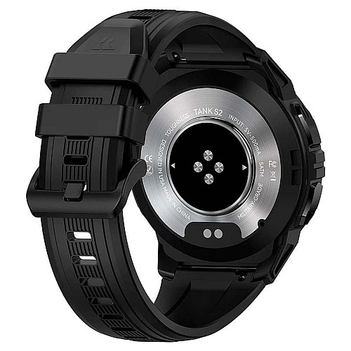 Женские смарт-часы Kospet Tank S2 GPS Black (16981-hbr)