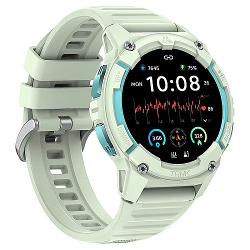 Женские смарт-часы Kospet Tank S2 GPS Green (16982-hbr)