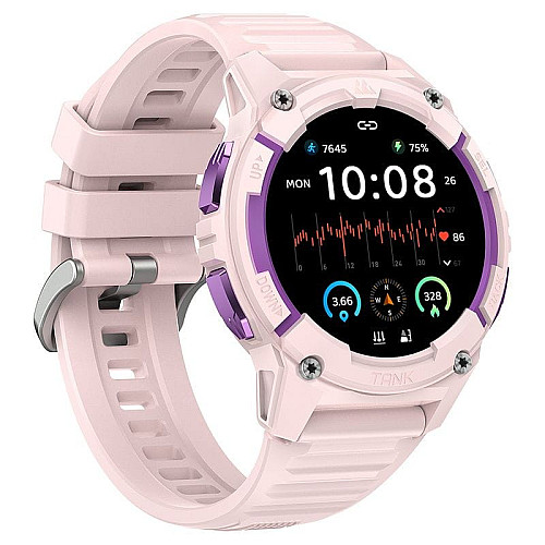 Женские смарт-часы Kospet Tank S2 GPS Pink (16983-hbr)