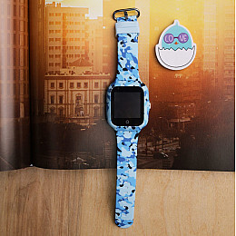 Смарт часы-телефон детские Wonlex KT22S 4G WI-FI GPS SIM Blue (17003-hbr)