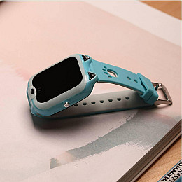 Смарт часы-телефон детские Wonlex KT22 4G WI-FI GPS SIM Blue (17006-hbr)