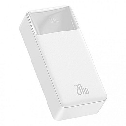 Повербанк BASEUS Bipow Digital Display 30000mAh 20W PPBD050402 Білий