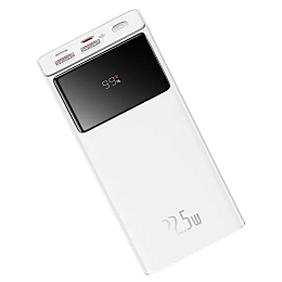 Павербанк BASEUS Star-Lord Цифровий дисплей 30000mAh Білий