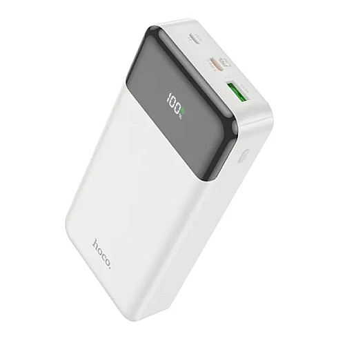 Универсальная зарядная батарея Hoco J102A 20000mAh Cool figure PD20W QC3.0 Белый