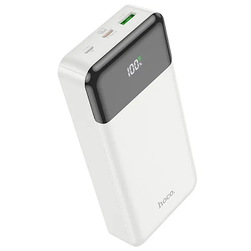 Универсальная зарядная батарея Hoco J102A 20000mAh Cool figure PD20W QC3.0 Белый