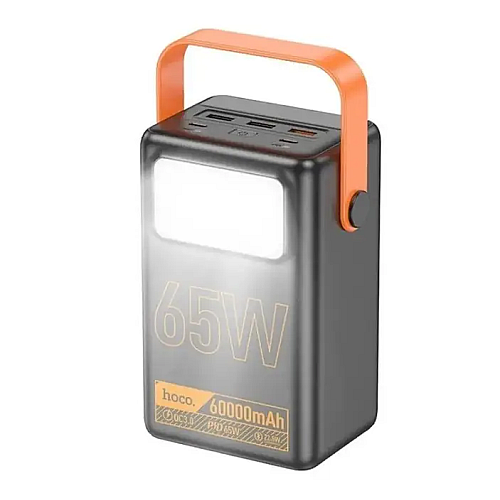 Универсальная зарядная батарея Hoco J110A 60000mAh Powerful PD65 LCD Черный