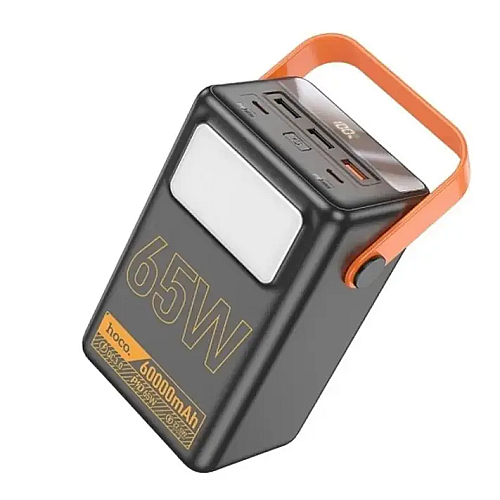 Универсальная зарядная батарея Hoco J110A 60000mAh Powerful PD65 LCD Черный