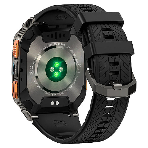 Умні тактичні смарт-годинники Kospet Tank M3 Ultra Special Edition Black (16986-hbr)