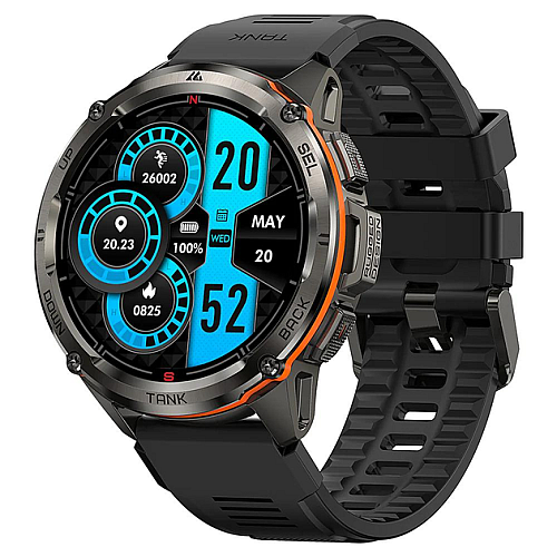 Умні тактичні смарт-годинники Kospet Tank T3 Ultra Special Edition Black (16990-hbr)