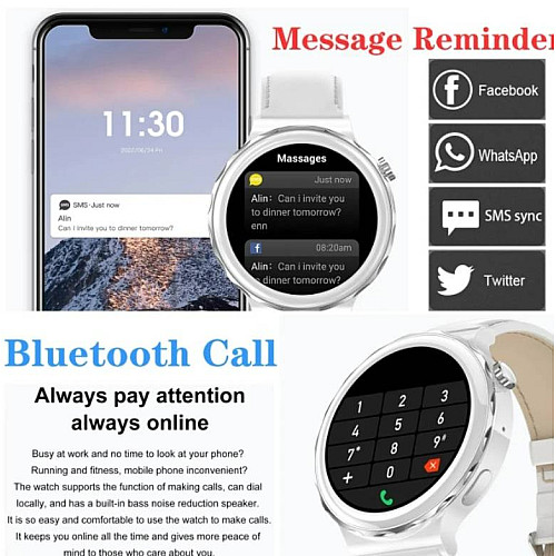 Смарт годинники UWatch GT3 Pro White (18105-2)