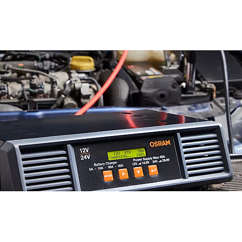 Зарядний пристрій для акумуляторів Osram BATTERY charge PRO 50A 12/24V OSCP5024