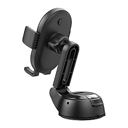Автодержатель для телефона на лобове скло або панель 2E Smart чорний