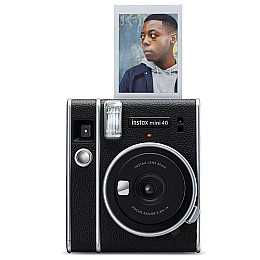 Подарочный набор Fujifilm Камера Instax Mini 40/Фотобумага 20шт/Чехол/Фотоальбом на 108 фото Черный