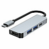 Перехідник для ноутбуків SBT group 4в1 Hub-4/1