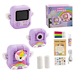 Фотоаппарат-принтер Sinder Toys 9x5x9.5 см Фиолетовый (160338)