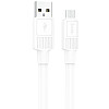 Дата кабель Hoco X84 Solid USB to MicroUSB 1 м Білий (76279)