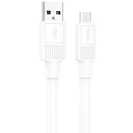 Дата кабель Hoco X84 Solid USB to MicroUSB 1 м Білий (76279)