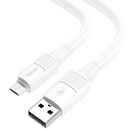 Дата кабель Hoco X84 Solid USB to MicroUSB 1 м Білий (76279)
