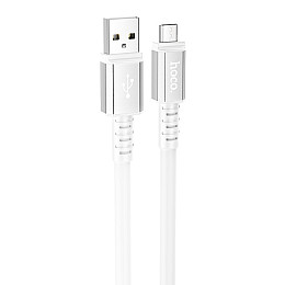 Дата кабель Hoco X85 Strength USB to MicroUSB 1 м Білий (76280)