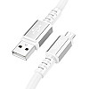 Дата кабель Hoco X85 Strength USB to MicroUSB 1 м Білий (76280)