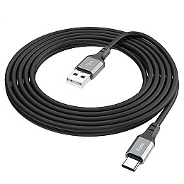 Дата кабель Hoco X92 Honest Silicone USB to Type-C 3 м Чорний (76281)