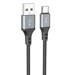 Дата кабель Hoco X92 Honest Silicone USB to Type-C 3 м Чорний (76281)