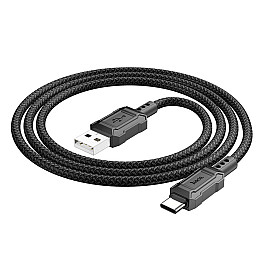 Дата кабель Hoco X94 Leader USB to Type-C 1 м Чорний (76282)