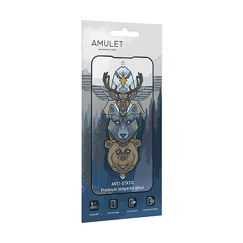 Захисне скло Amulet 2.5D HD Антистатичне Oppo Reno 8T Чорне (37218_3610889)