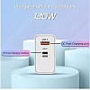 Сетевое зарядное устройство Gan 120W Charger + Кабель 6A USB-A to USB-C Белый (SH0000313)