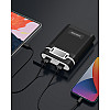 Корпус Power Bank під акумулятори Power 4x18650 макс 10000 mA Чорний (M08C225W)