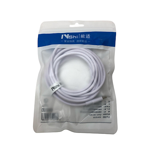 Кабель USB - Type-C Digital 3 м 6A Білий (USBTypeC3mO)