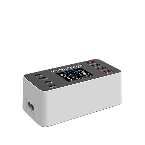 Мультизарядное устройство Addap 8 портов USB Type-C A9 65 W PD (WLX-A9)