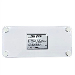 Мультизарядное устройство Addap 8 портов USB Type-C A9 65 W PD (WLX-A9)