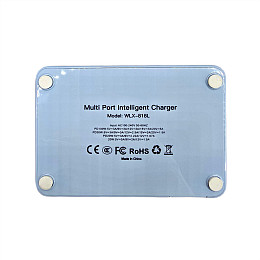 Мультизарядное устройство Addap GaN 6 портов USB + Type-C 220 W QC3.0+PD  (WLX-818L)